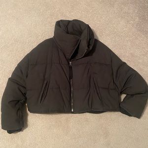 Zara Cropped Puffer Coat